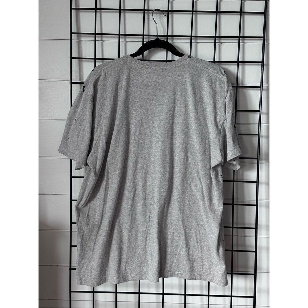 Disney SS T-Shirt Men’s XL Grey‎ Mickey Mouse All Over Print Graphic Logo - Picture 3 of 7